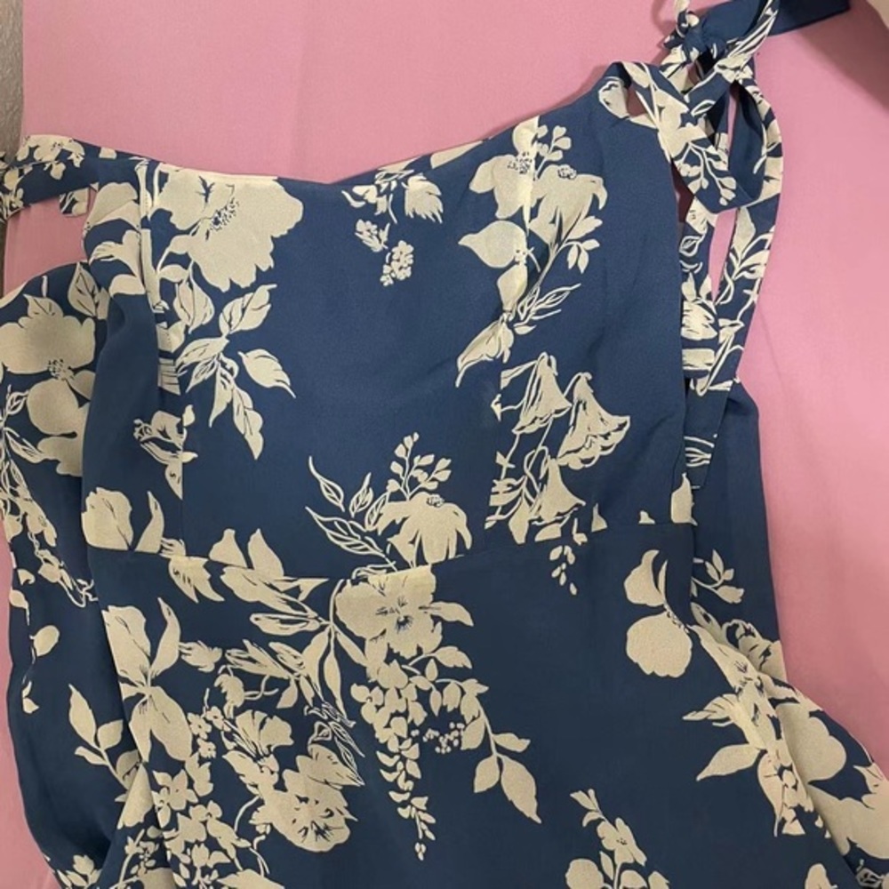 Reformation Besse Dress in Cyanotype *NEW* - Picture 5 of 7